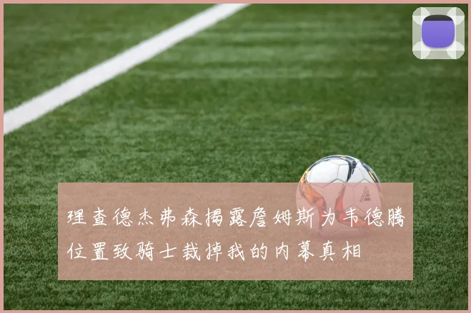 理查德杰弗森揭露詹姆斯为韦德腾位置致骑士裁掉我的内幕真相